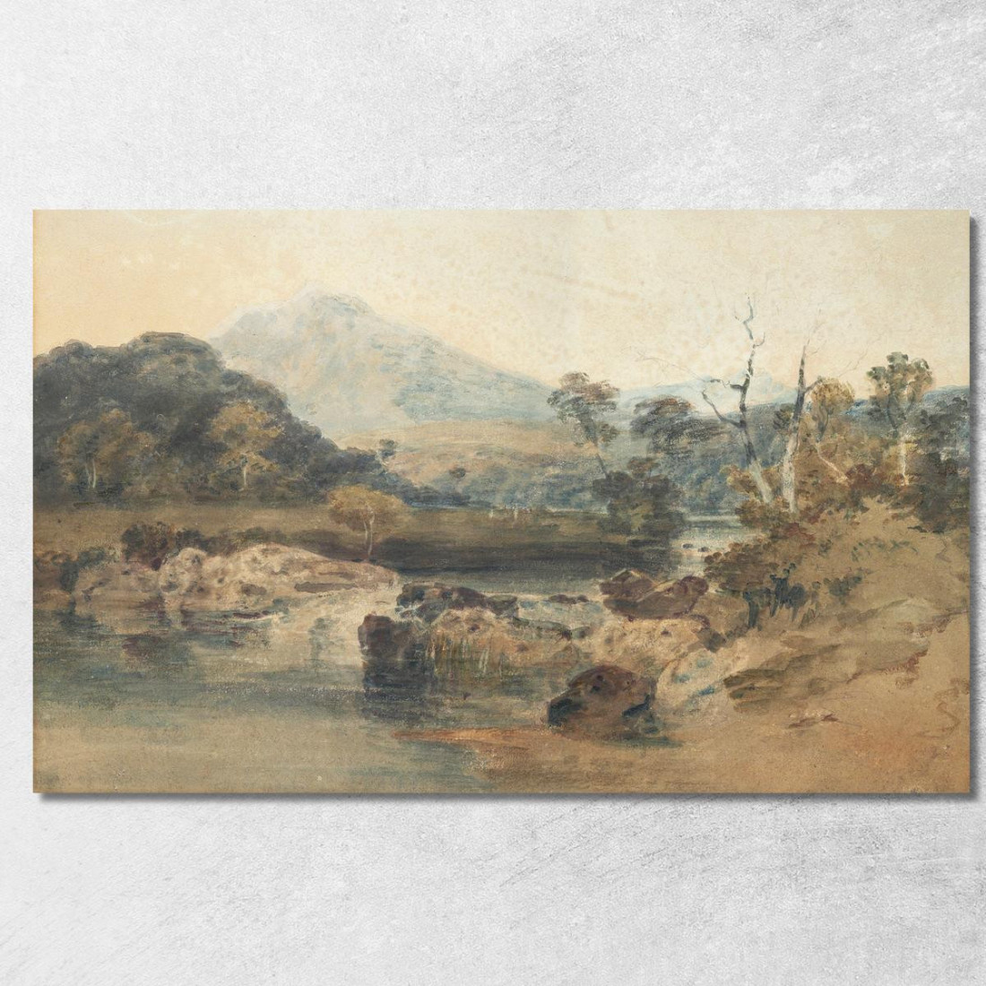 Snowdon Di Beddgelert Joseph Mallord William Turner jwt111 quadro stampato su tela Snowdon Di Beddgelert Joseph Mallord William Turner jwt111 quadro stampato su tela