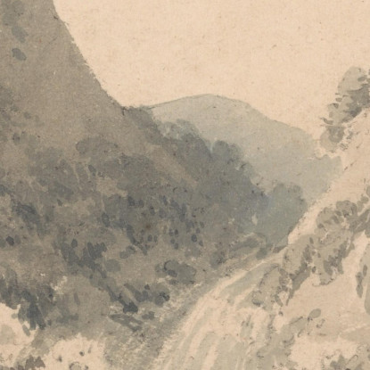 Cascata Di Lodore Cumberland Joseph Mallord William Turner jwt155 quadro stampato su tela