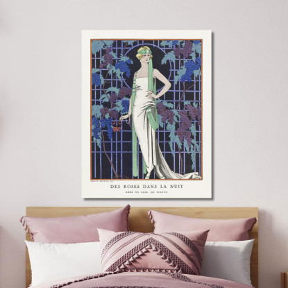 Abiti Da Sera Vale L'Abito Da Sera George Barbier gbb33 quadro stampato su tela