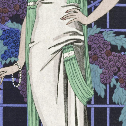 Abiti Da Sera Vale L'Abito Da Sera George Barbier gbb33 quadro stampato su tela