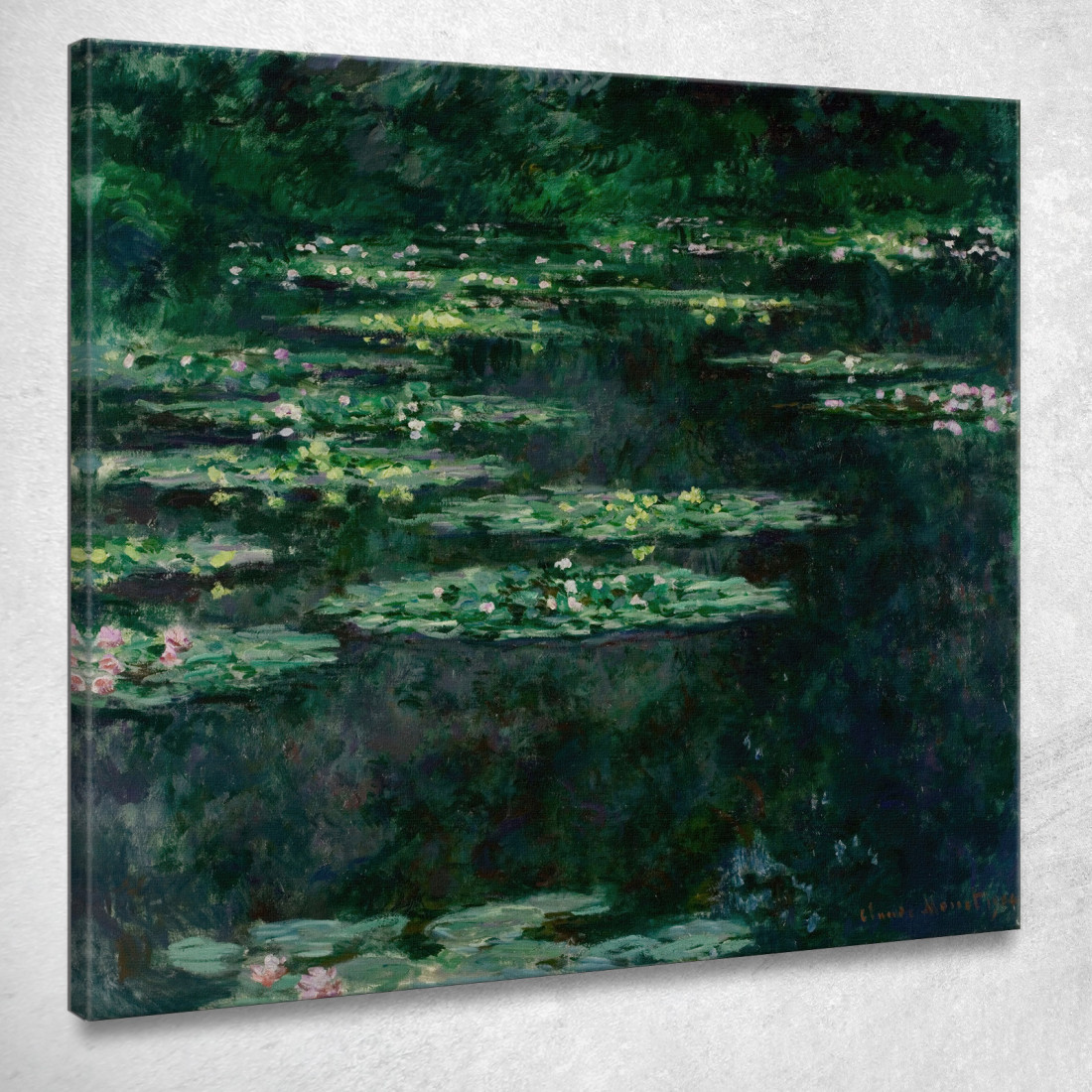 Ninfee Claude Monet mnt365 quadro stampato su tela Ninfee Claude Monet mnt365 quadro stampato su tela