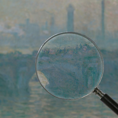 Tempo Grigio Sul Ponte Di Waterloo Claude Monet mnt368 quadro stampato su tela