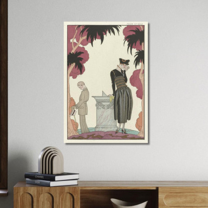 La Meridiana George Barbier gbb96 quadro stampato su tela
