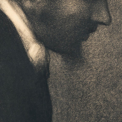 Aman-Jean Ritratto Di Edmond François Aman-Jean Georges Seurat gsr6 quadro stampato su tela