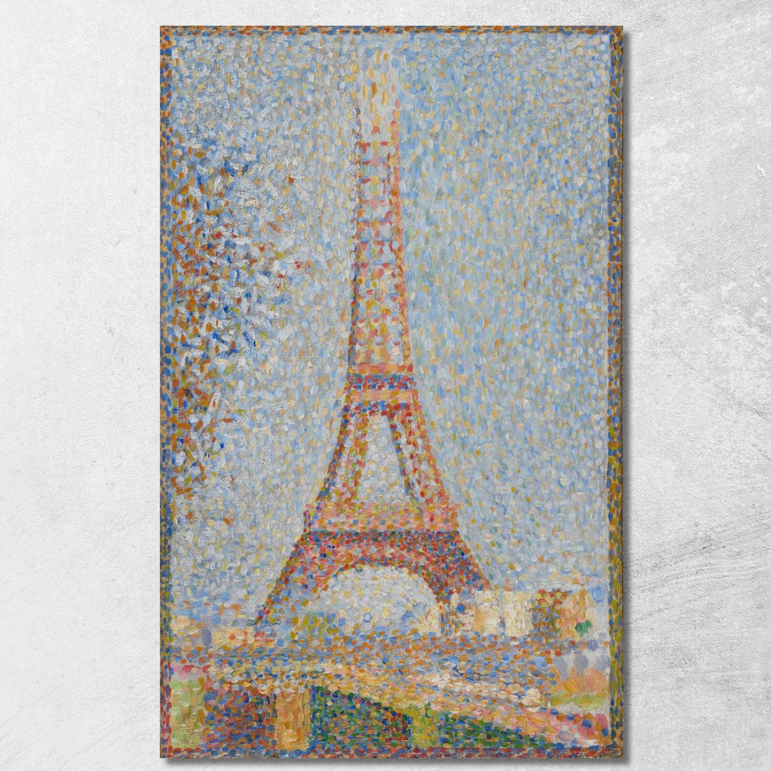 Torre Eiffel Georges Seurat gsr13 quadro stampato su tela