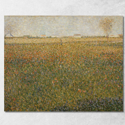 Il Lucerna Saint-Denis Georges Seurat gsr38 quadro stampato su tela