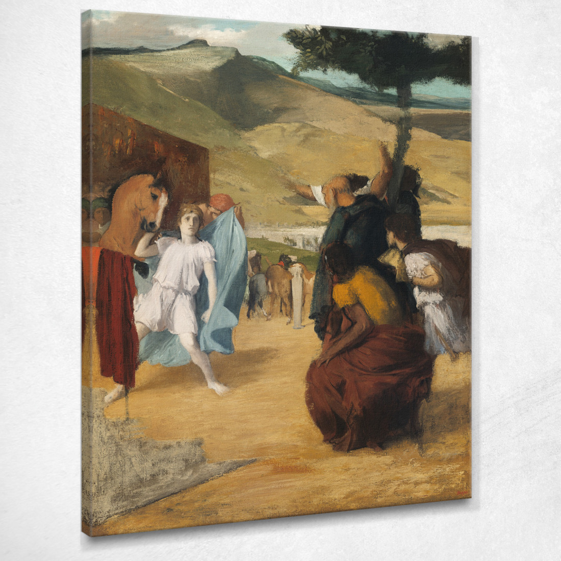 Alessandro E Bucefalo 1861 Edgar Degas edg3 quadro stampato su tela Alessandro E Bucefalo 1861 Edgar Degas edg3 quadro stampato su tela