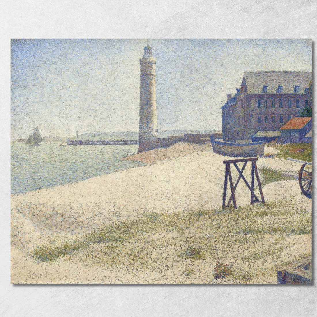 Il Faro Di Honfleur Georges Seurat gsr75 quadro stampato su tela