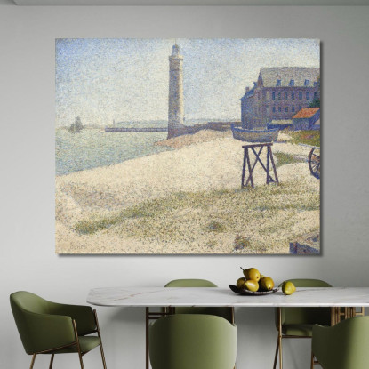 Il Faro Di Honfleur Georges Seurat gsr75 quadro stampato su tela