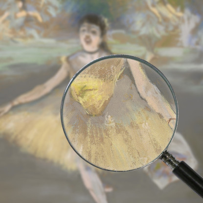 Ballerina Con Un Mazzo Di Fiori Edgar Degas edg23 quadro stampato su tela