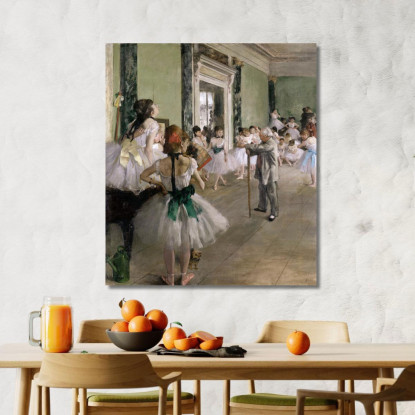 La Classe Di Danza 1875 Edgar Degas edg26 quadro stampato su tela
