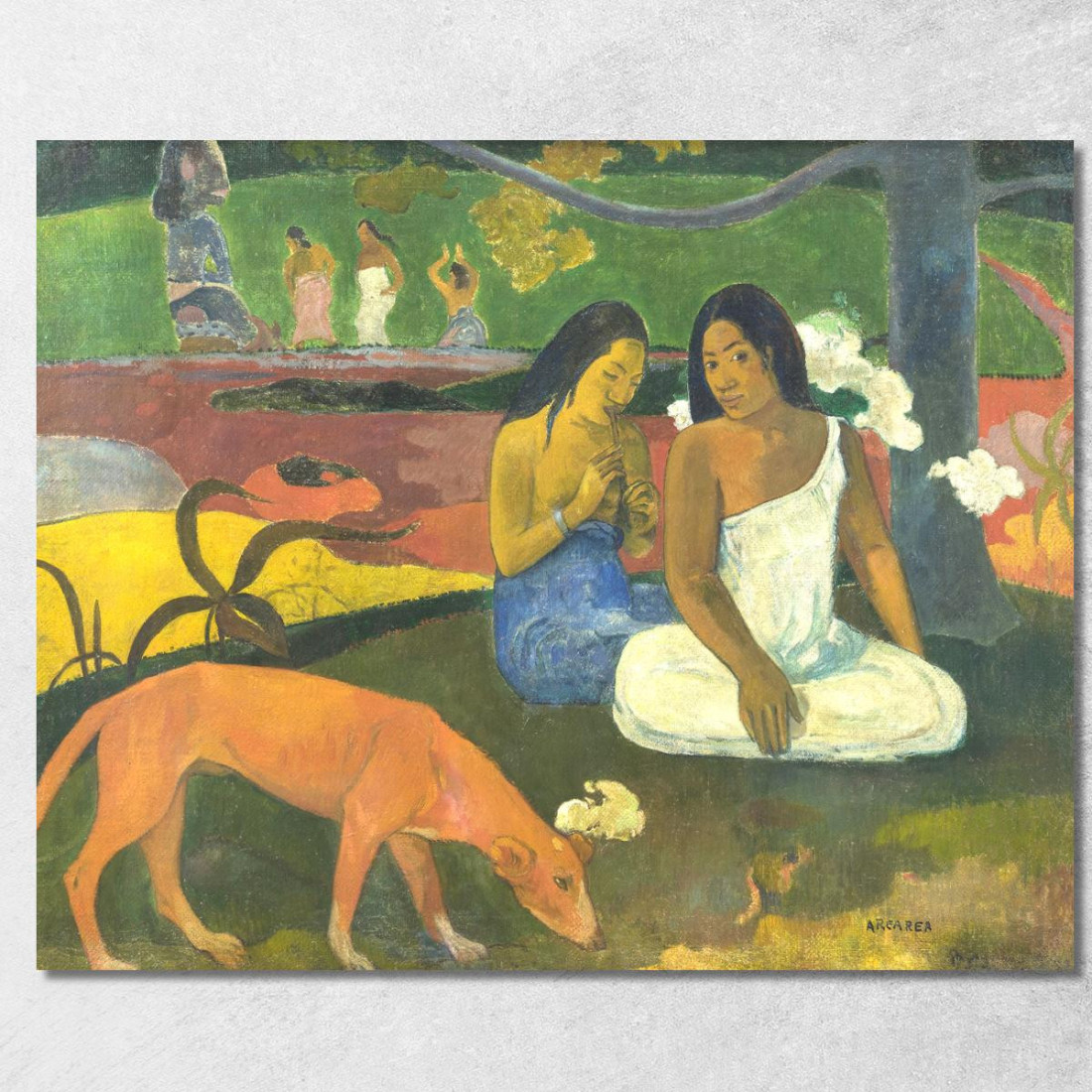 Passatempo Paul Gauguin pgg5 quadro stampato su tela