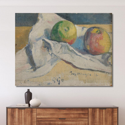Natura Morta Con Mele Paul Gauguin pgg66 quadro stampato su tela