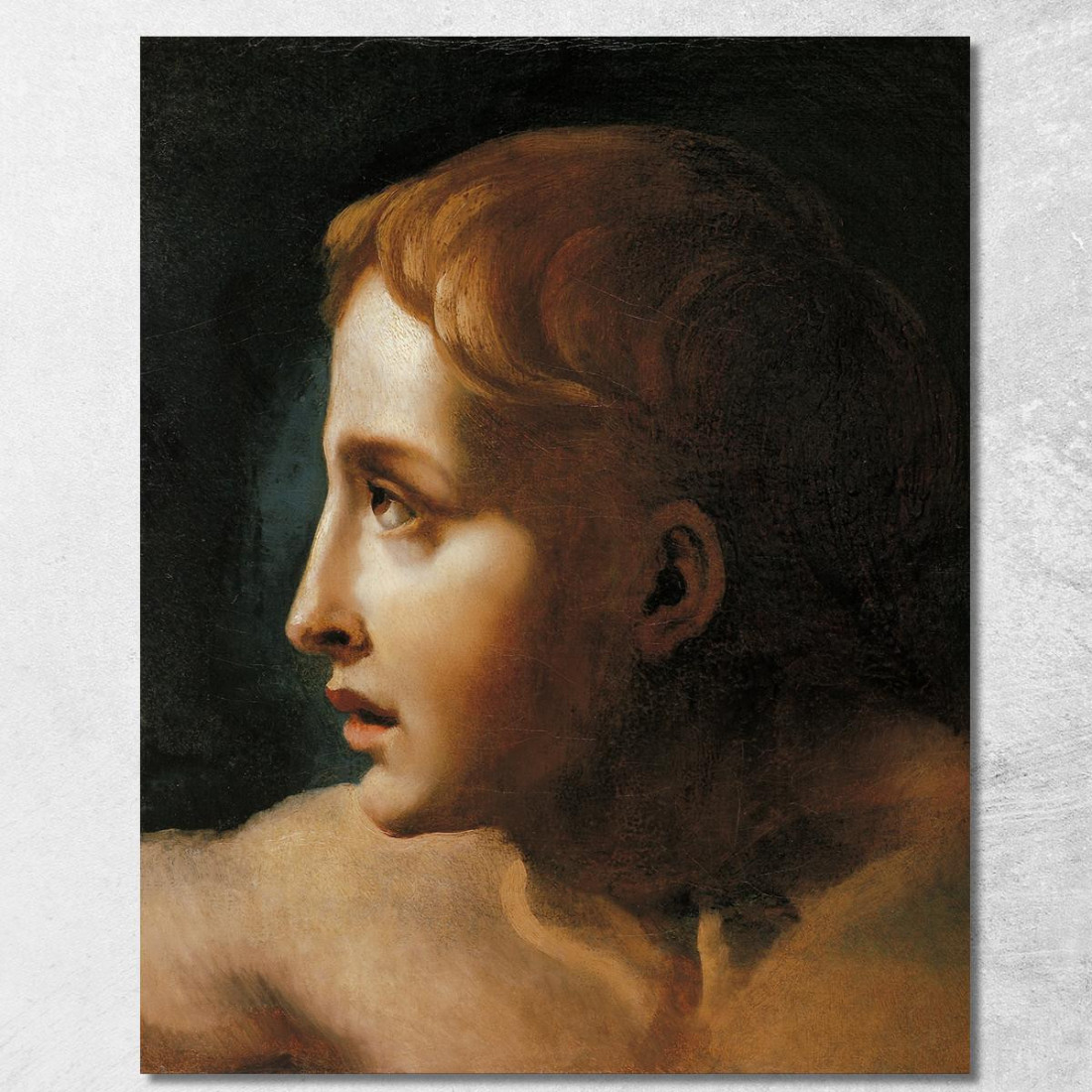 Capo Di Una Gioventù Théodore Géricault tgr17 quadro stampato su tela Capo Di Una Gioventù Théodore Géricault tgr17 quadro stampato su tela