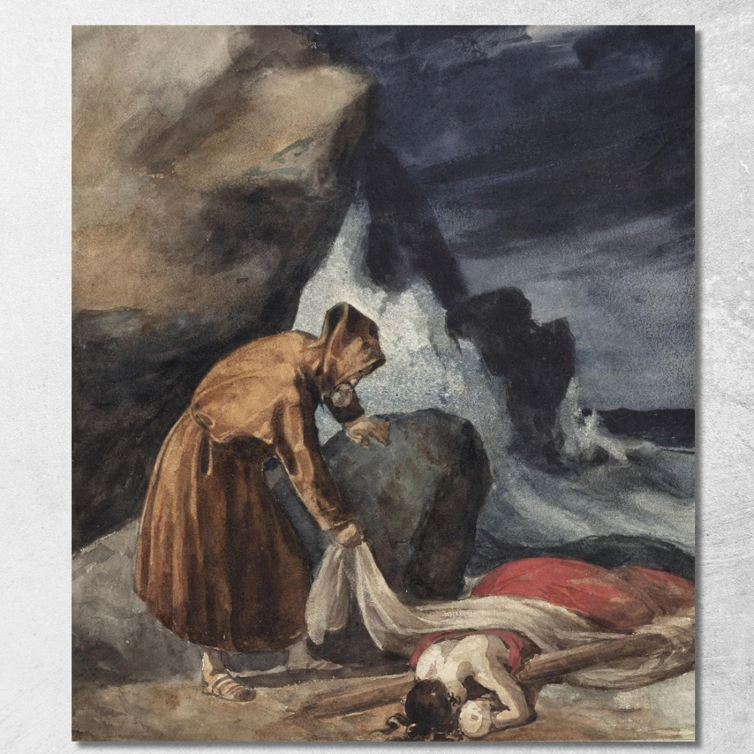 La Tempesta Théodore Géricault tgr55 quadro stampato su tela La Tempesta Théodore Géricault tgr55 quadro stampato su tela
