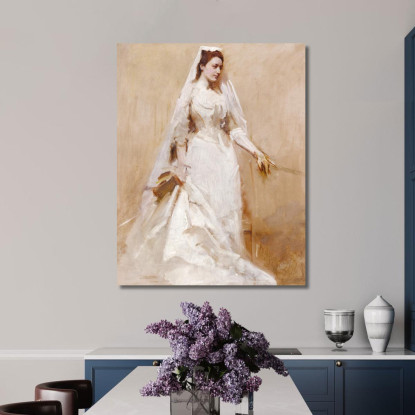 Una Sposa Abbott Handerson Thayer aht1 quadro stampato su tela