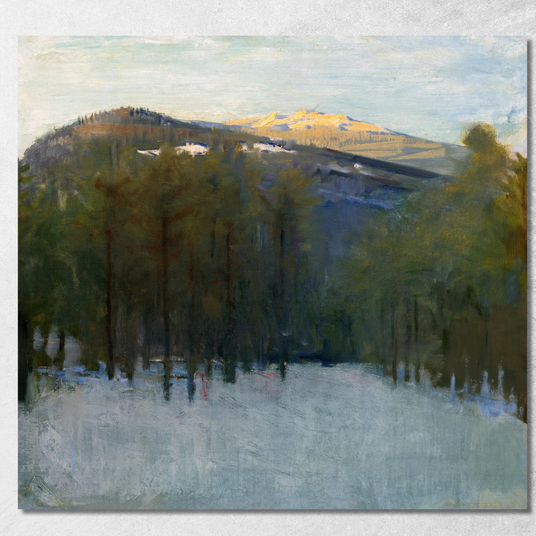 Monte Monadnock Abbott Handerson Thayer aht12 quadro stampato su tela Monte Monadnock Abbott Handerson Thayer aht12 quadro stampato su tela