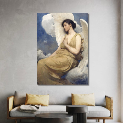 Figura Alata Abbott Handerson Thayer aht27 quadro stampato su tela