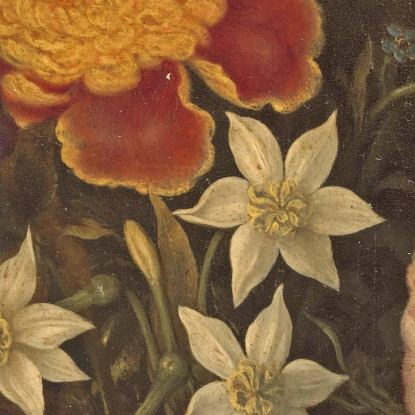 Natura Morta Con Fiori In Un Vaso Wan-Li 1619 Ambrosius Bosschaert abc3 quadro stampato su tela