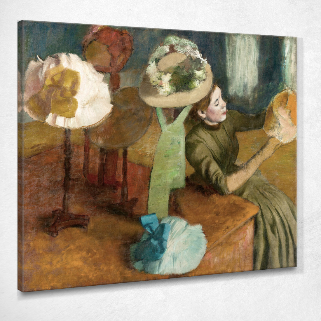 Il Negozio Di Modisteria Edgar Degas edg79 quadro stampato su tela Il Negozio Di Modisteria Edgar Degas edg79 quadro stampato su tela