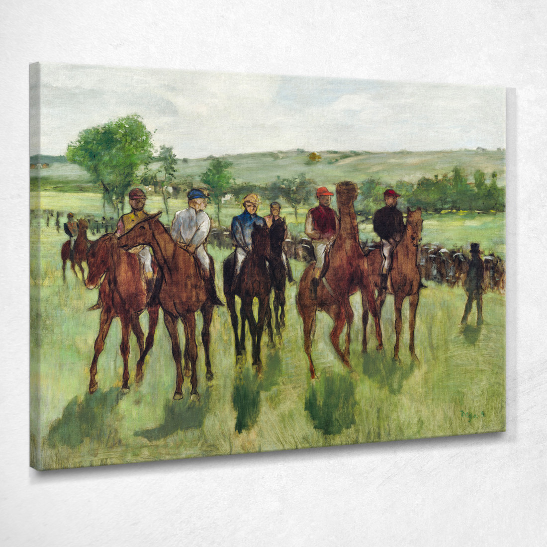 I Cavalieri 1885 Edgar Degas edg82 quadro stampato su tela I Cavalieri 1885 Edgar Degas edg82 quadro stampato su tela