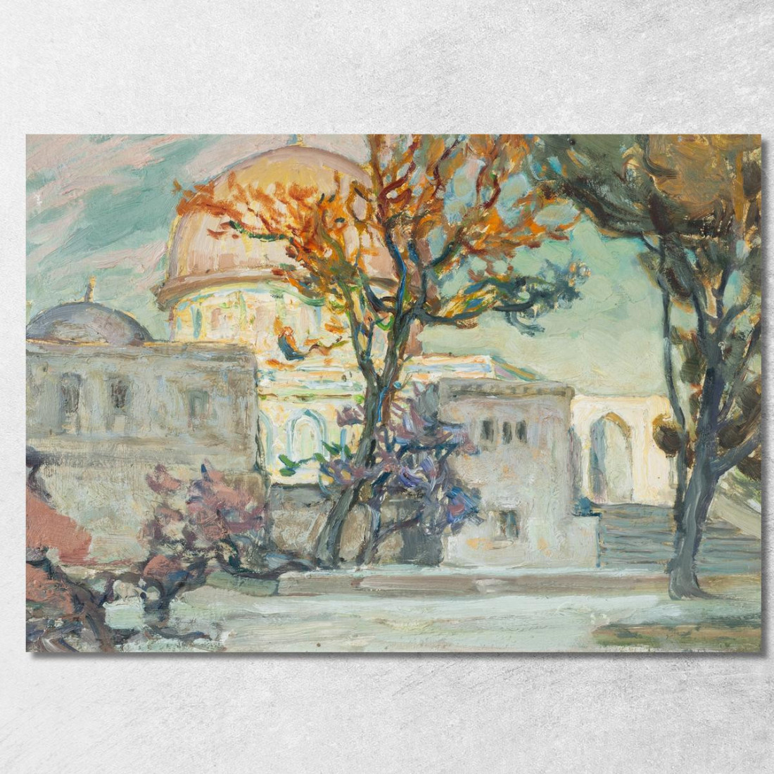 Vista Di Gerusalemme. Studio Anna Boberg abb52 quadro stampato su tela Vista Di Gerusalemme. Studio Anna Boberg abb52 quadro stampato su tela