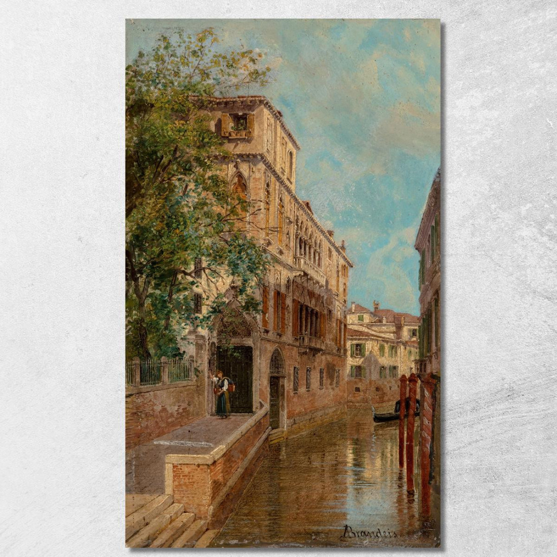 Una Vista Di Palazzo Albrizzi Antonietta Brandeis abn3 quadro stampato su tela Una Vista Di Palazzo Albrizzi Antonietta Brandeis abn3 quadro stampato su tela