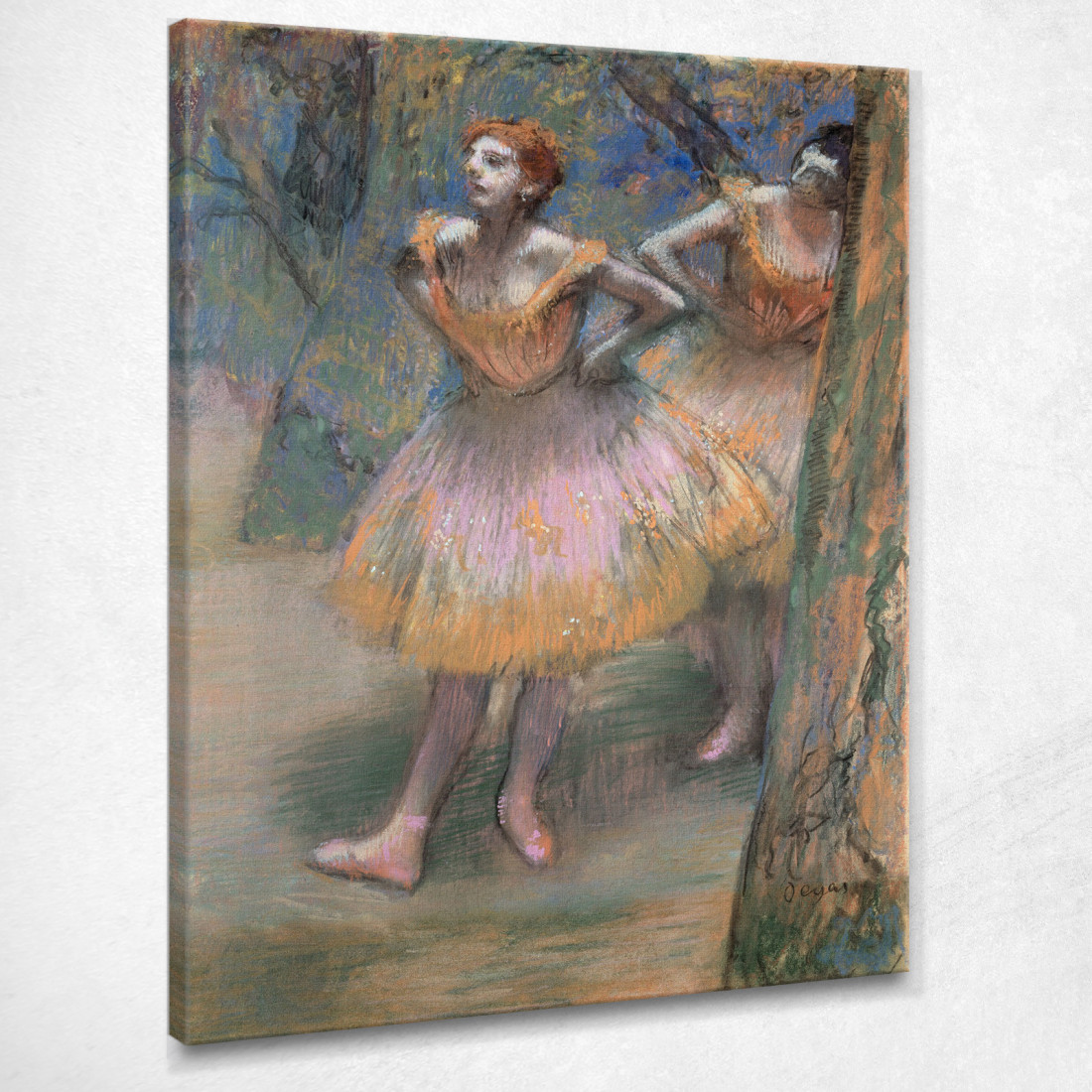 Due Ballerini Edgar Degas edg86 quadro stampato su tela Due Ballerini Edgar Degas edg86 quadro stampato su tela