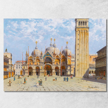 Basilica Di San Marco Antonietta Brandeis abn8 quadro stampato su tela