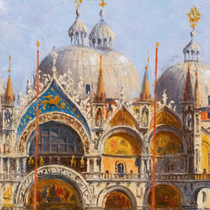 Basilica Di San Marco Antonietta Brandeis abn8 quadro stampato su tela