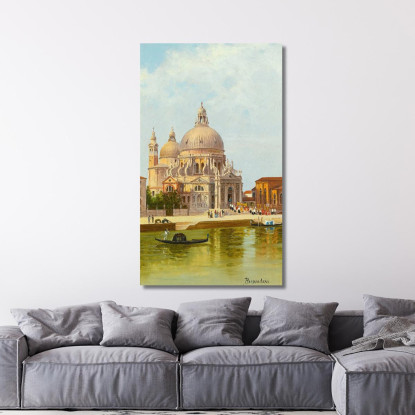 San Marco Della Salute Venice Antonietta Brandeis abn33 quadro stampato su tela