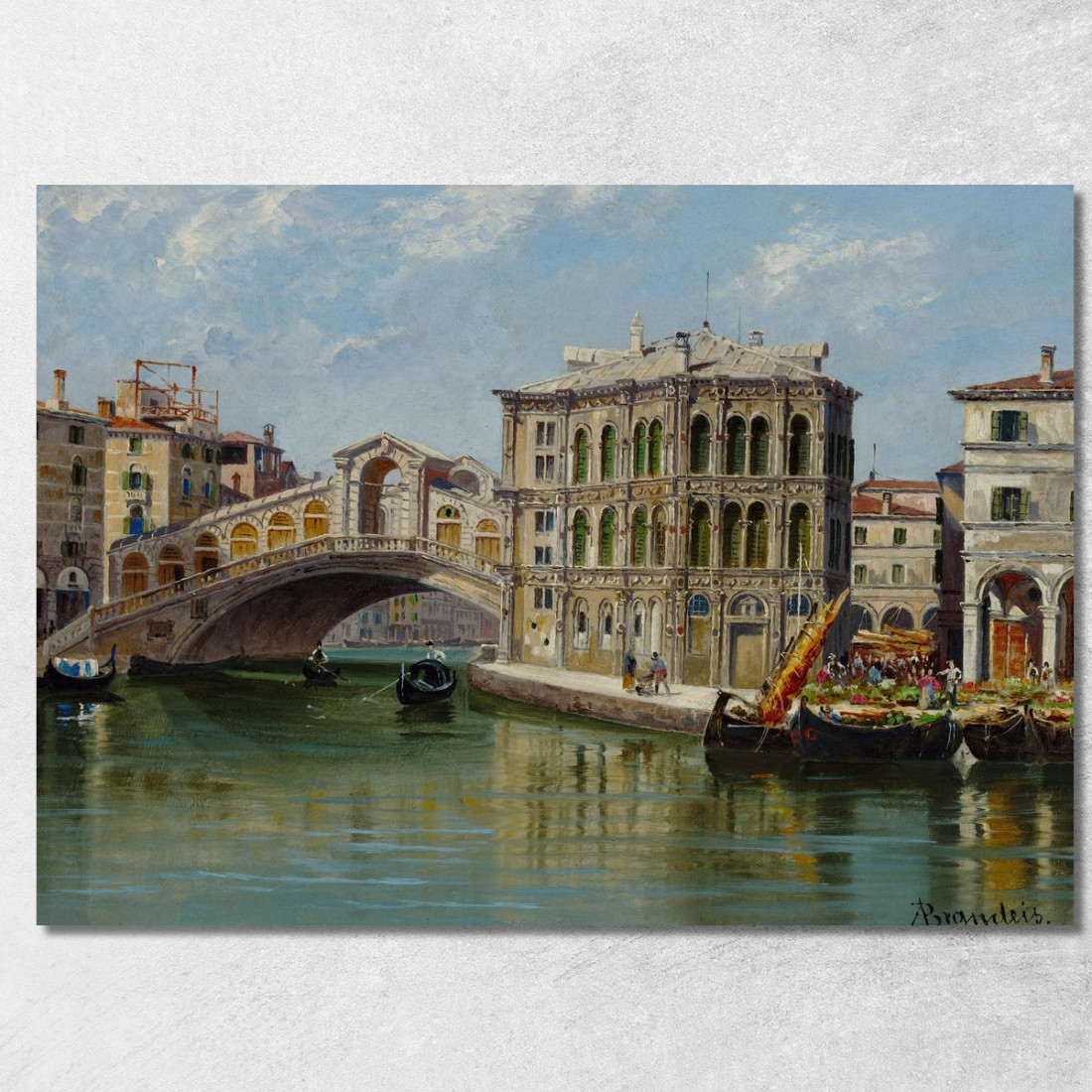 San Marco Venezia Antonietta Brandeis abn36 quadro stampato su tela San Marco Venezia Antonietta Brandeis abn36 quadro stampato su tela