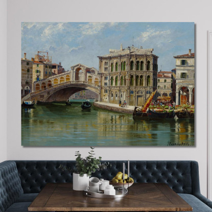 San Marco Venezia Antonietta Brandeis abn36 quadro stampato su tela