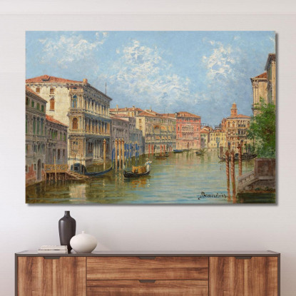 Il Canal Grande Venezia Antonietta Brandeis abn40 quadro stampato su tela