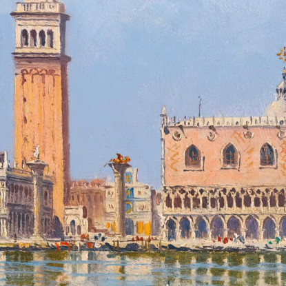 Il Molo Venezia Antonietta Brandeis abn43 quadro stampato su tela