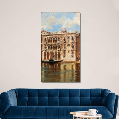 Venezia Ca'D'Oro Antonietta Brandeis abn51 quadro stampato su tela