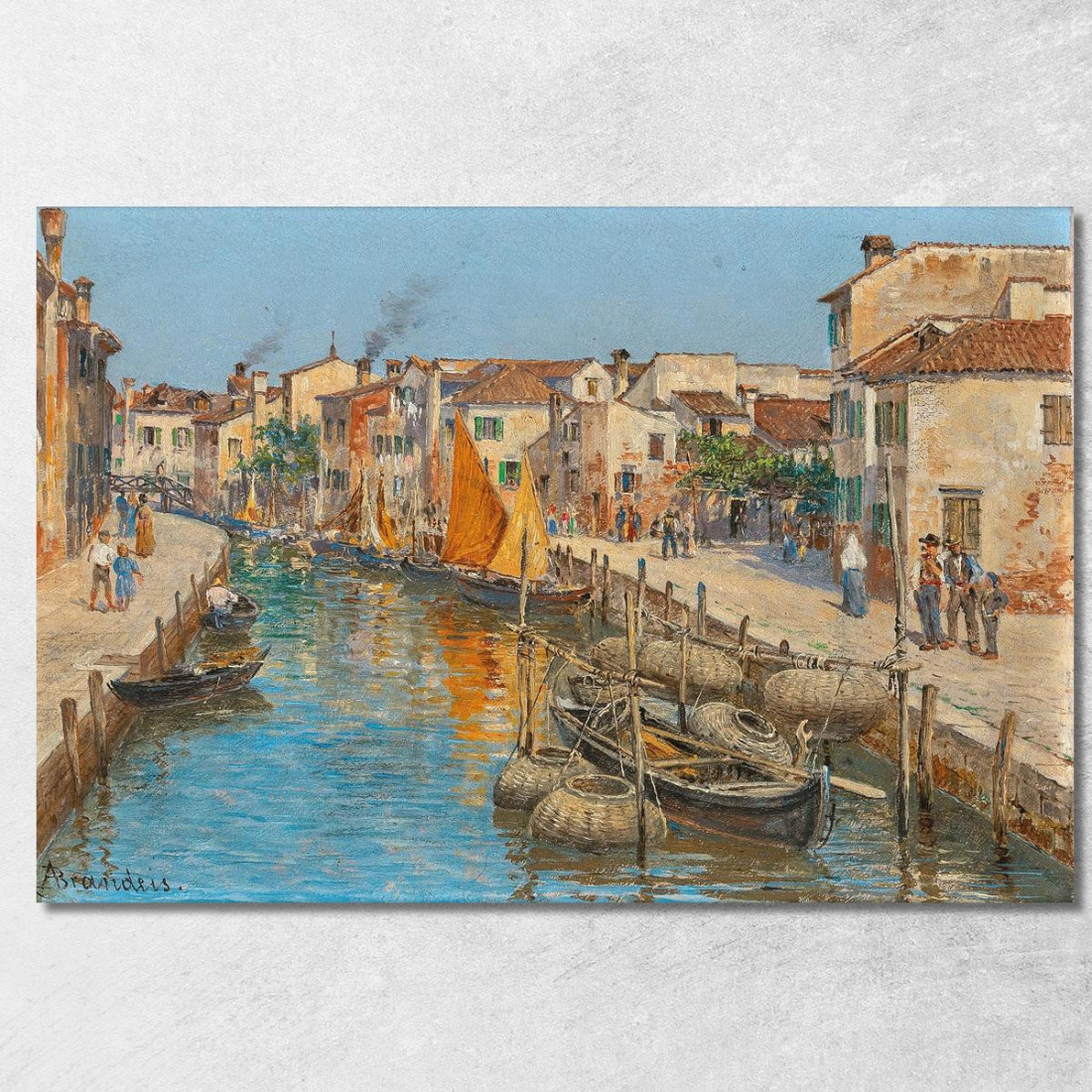 Venezia Antonietta Brandeis abn59 quadro stampato su tela Venezia Antonietta Brandeis abn59 quadro stampato su tela