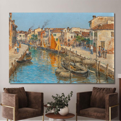 Venezia Antonietta Brandeis abn59 quadro stampato su tela