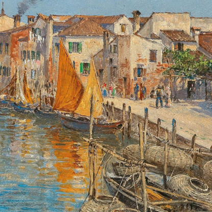 Venezia Antonietta Brandeis abn59 quadro stampato su tela