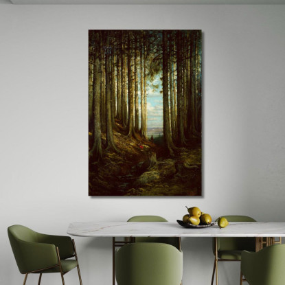 Scena Alpina Doré Gustave gdr5 quadro stampato su tela