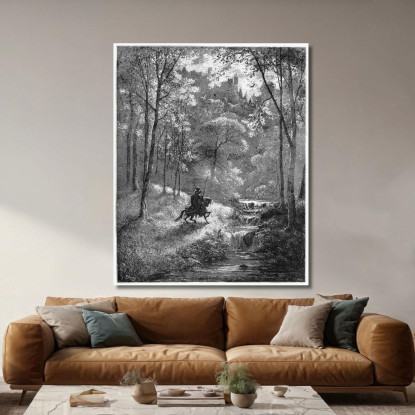 Don Chisciotte 1 Doré Gustave gdr20 quadro stampato su tela