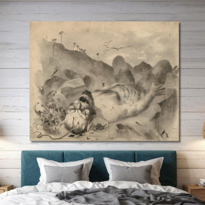 Il Principe Rosa Doré Gustave gdr110 quadro stampato su tela