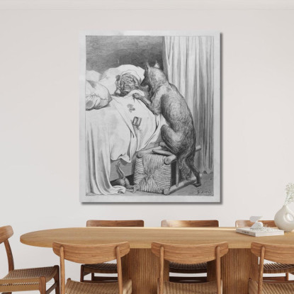 Fiabe Pl 03 Doré Gustave gdr120 quadro stampato su tela