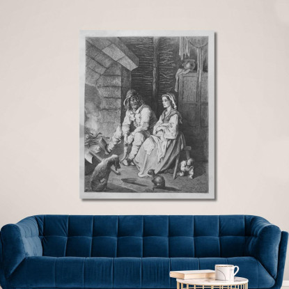 Fiabe Pl 05 Doré Gustave gdr122 quadro stampato su tela
