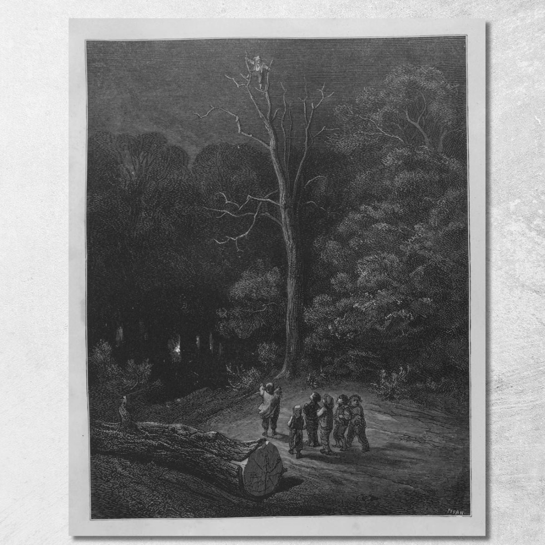 Fiabe Pl 09 Doré Gustave gdr126 quadro stampato su tela Fiabe Pl 09 Doré Gustave gdr126 quadro stampato su tela