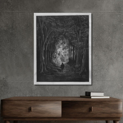 Fiabe Pl 18 Doré Gustave gdr135 quadro stampato su tela