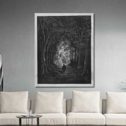 Fiabe Pl 18 Doré Gustave gdr135 quadro stampato su tela
