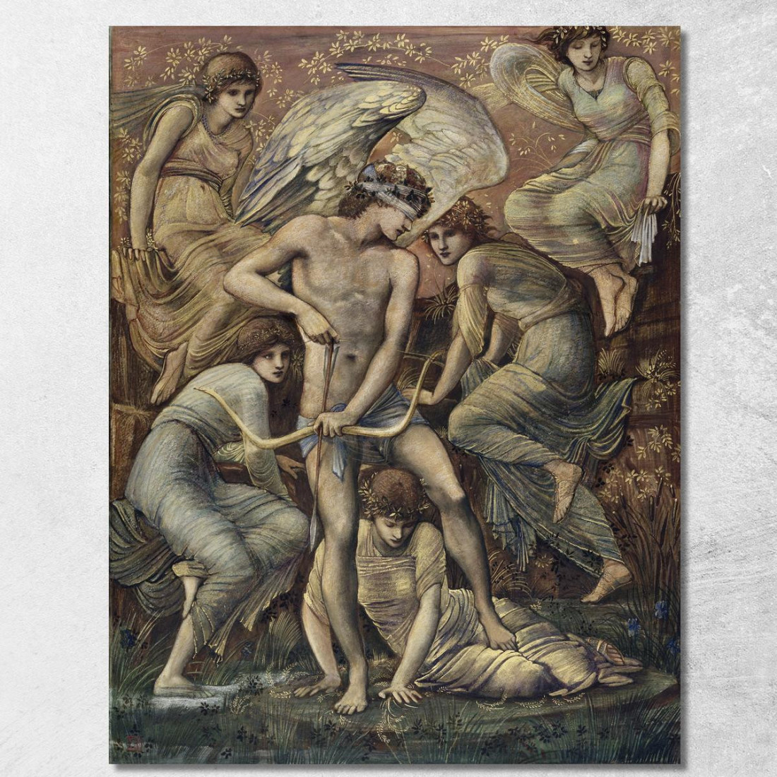 I Campi Di Caccia Di Cupido Edward Burne Jones ebj7 quadro stampato su tela