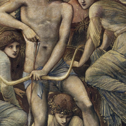 I Campi Di Caccia Di Cupido Edward Burne Jones ebj7 quadro stampato su tela