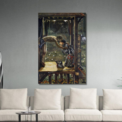 Il Cavaliere Misericordioso Edward Burne Jones ebj26 quadro stampato su tela
